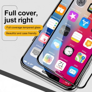 واقي شاشة صلب مقاوم للكسر ثلاثي الأبعاد لهواتف Iphone XI / XI MAX 2019